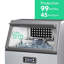 Machine à glaçons commerciale autoportante avec cuillère Vremi, capacité de 1,2 litre