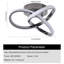 Angstrom 1 - Light 26cm Unique/Statement Geometric LED Semi Flush Mount-926549485