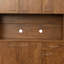 Armoire de cuisine 70,87 "avec 6 portes, 1 tablette ouverte et 1 tiroir - noyer-1820552699