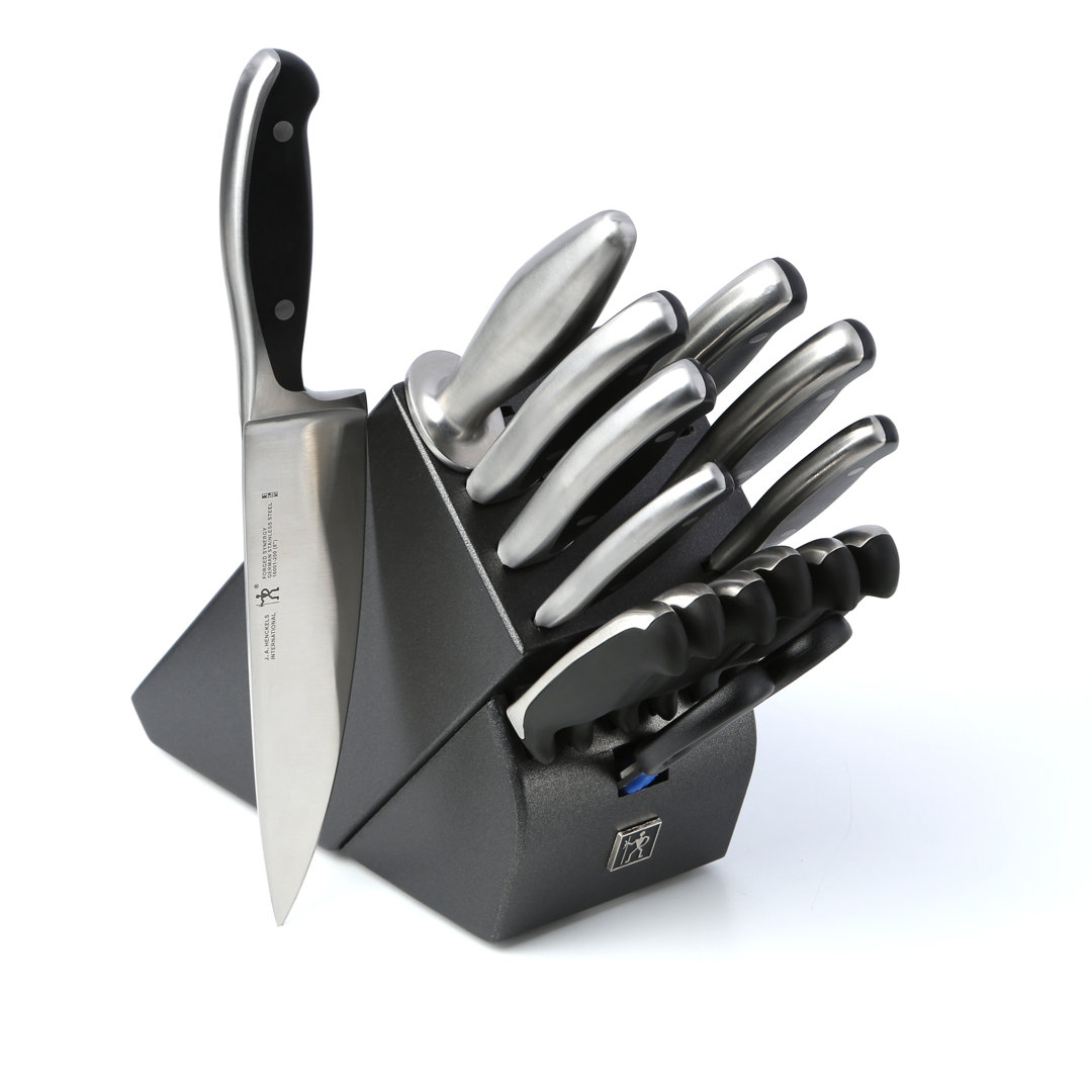 HENCKELS Forged Synergy 16-Piece East Meets West Knife Block Set HENCKELS