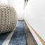 Tapis intérieur / extérieur bleu / ivoire London-1317274169