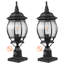 2 lampadaires d'extérieur Dusk to Dawn