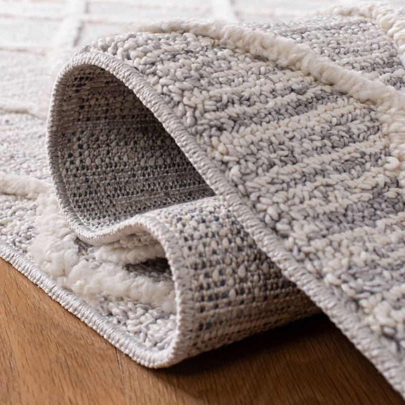 Rojas Performance Geometric Rug, Square 5'
