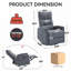 Fauteuil inclinable manuel pivotant-891388045