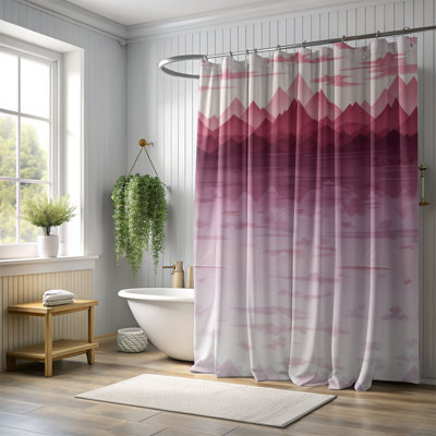 Rideau de douche Pink Soften