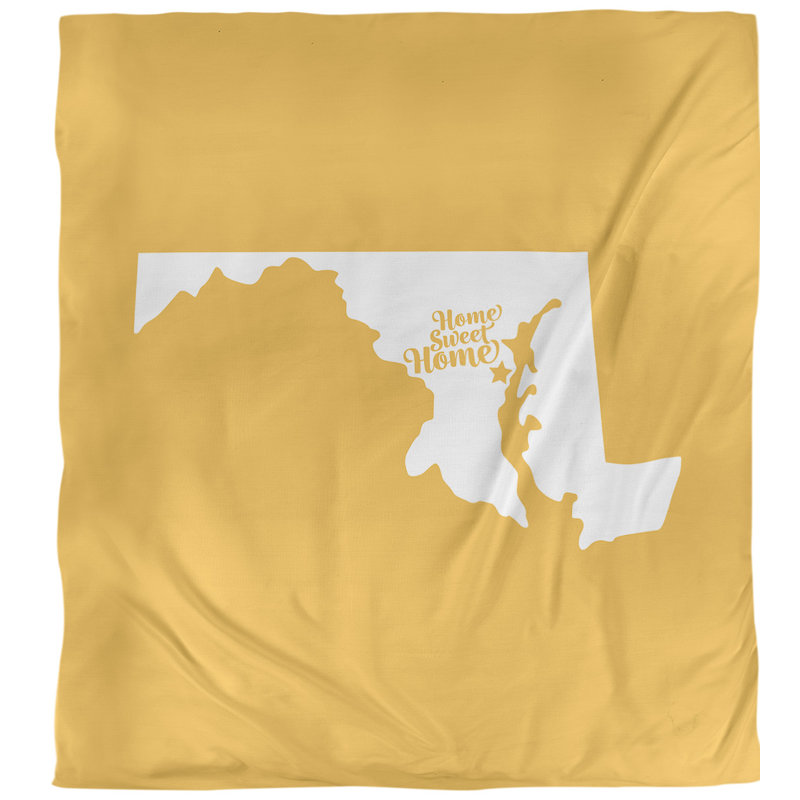 Housse de couette simple doux annapolis home, Microfibre, Housse de couette pour très grand lit, Jaune