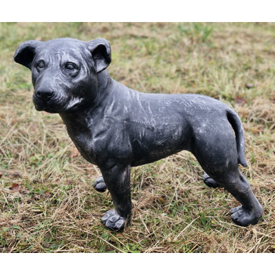 Larae Dog Weather Resistant Concrete Garden Statue