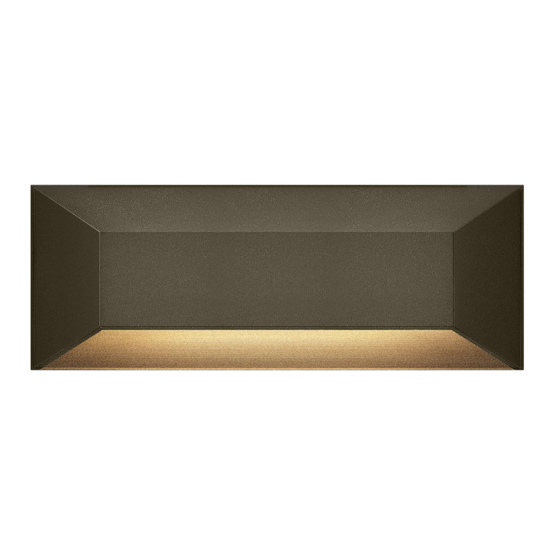 Hinkley Nuvi Rectangular Deck Sconce, Brown