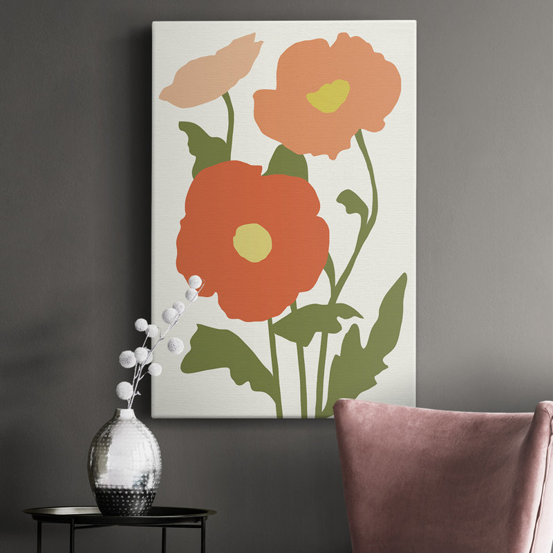 Impression sur toile graphique Botanic IV, L 24 po x H 36 po