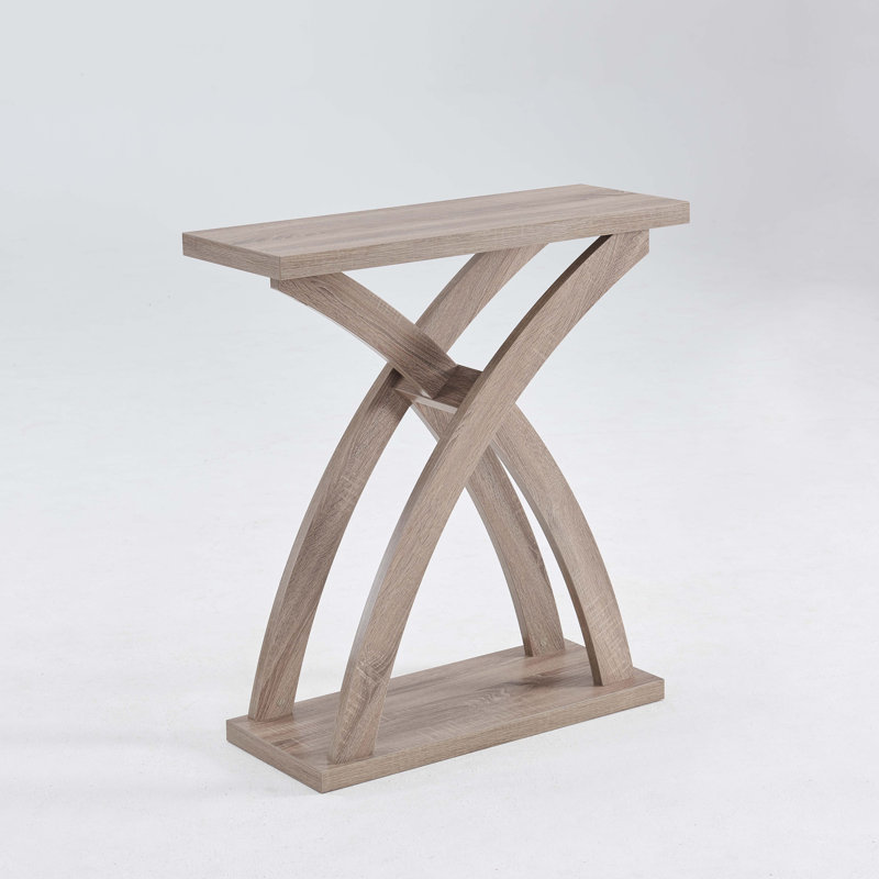 Hallway Entryway Foyer Front Door Console Table Curved Legs Dark Taupe Colour