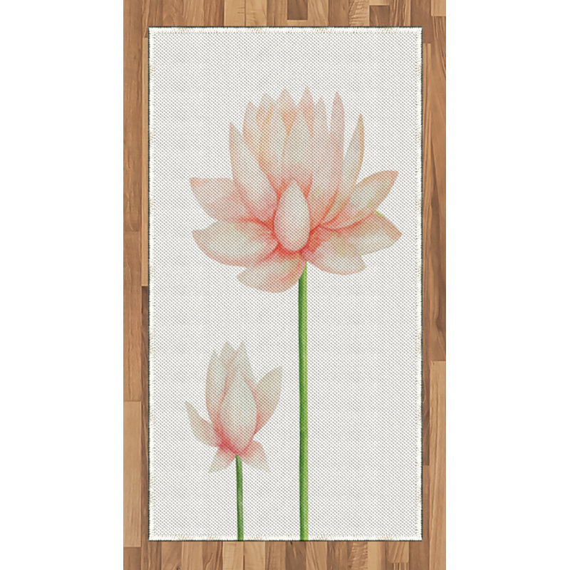 Yoga High Density Long Fiber Poly Threads Decorative Area Rug Carpet, Rectangle 2'7" x 5'