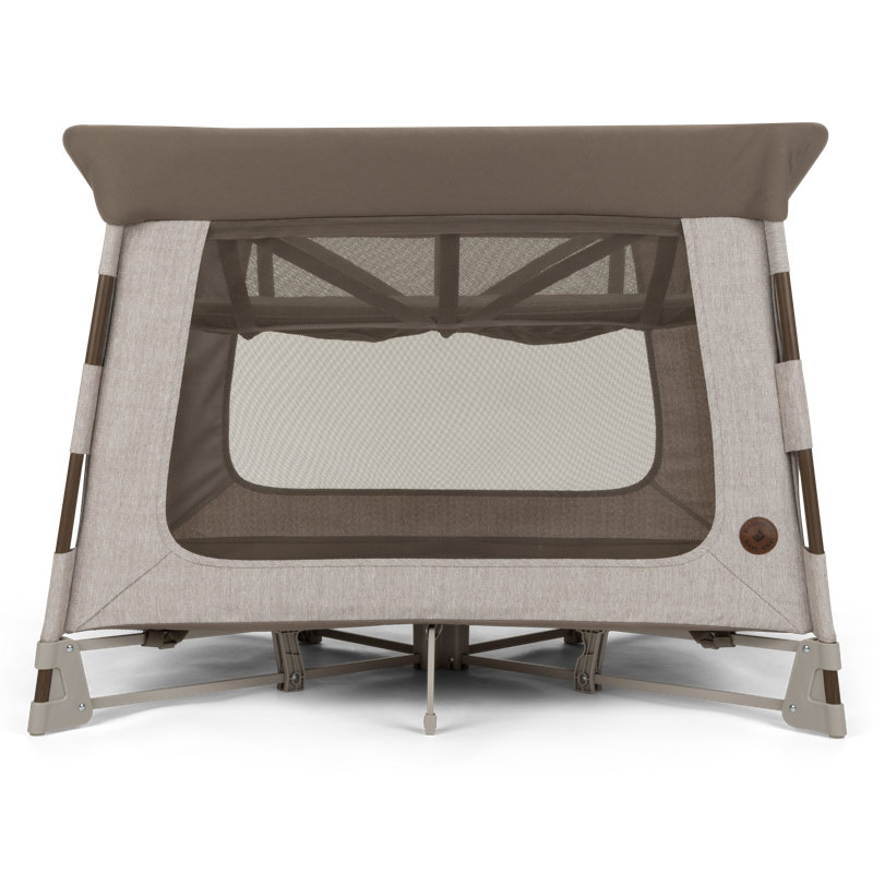 Height Adjustable and Foldable Playpen, Classic Truffle