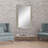 Agampreet Wood Flat Wall Mirror-1568794386