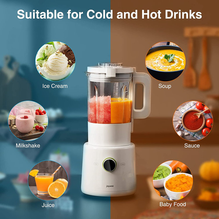 JOYAMI Countertop Food Blender, Hot Soup Maker, Mijia App Control,  Adjustable 9-Speed, Pulse - Blending, Crushing, Mixing, Ice Crush, Juices