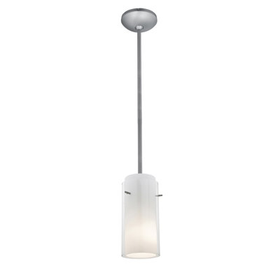 Luminaire suspendu cylindrique à 1 lumière Nygaard
