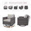 Chaise pivotante en osier PE Hansencamp-1348075094