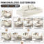 Luxueux canapé moelleux à 3 places Marshmallow-433960730