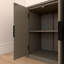 Buffet en bois de 63 po de largeur avec rangement-1268621154