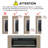 Recessed Electric Heater Fireplace 36", 1400W Power, 5 Brightness Settings Of Flame & Multi Color Options, Timing Feature
