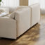 Canapé-coussin modulaire en polyester blanc-1468938077
