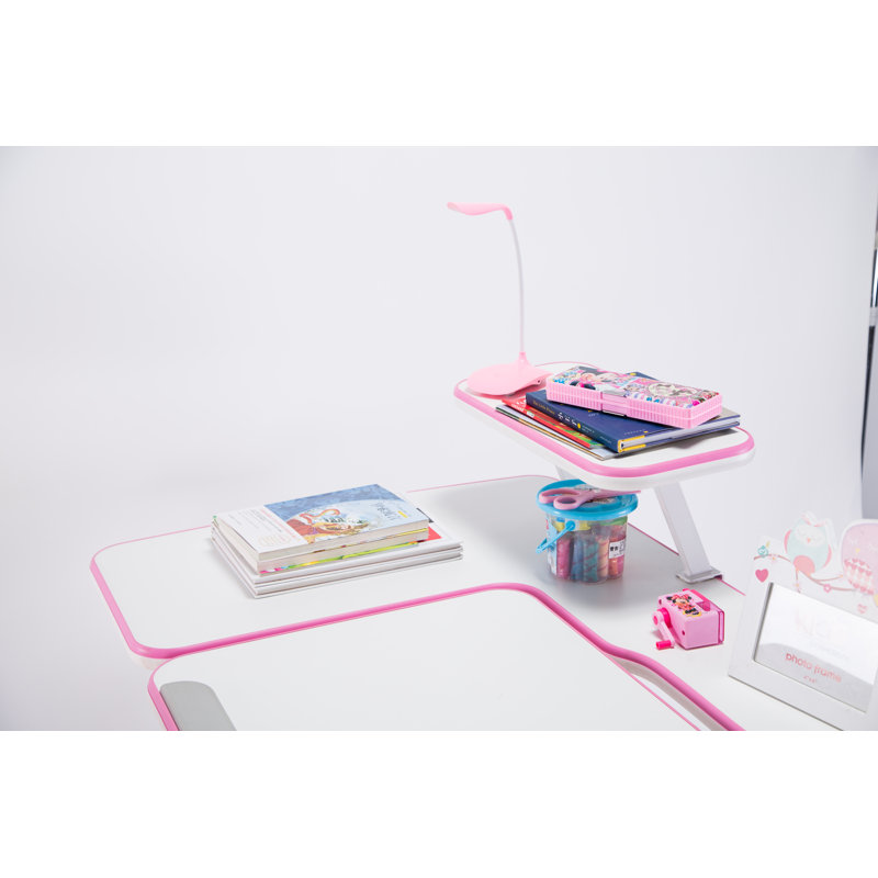 Ensemble de bibliothèque Lyons Clamp-On, Rose