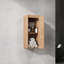Meuble-lavabo mural 30 po avec lavabo et armoire latérale, portes à fermeture douce, armoire combinée