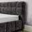 California King Size Upholstered Bed ,Comfortable Upholstered Bed Frame, Chenille Fabric, With Headboard And Solid Bed Frame-1678317466