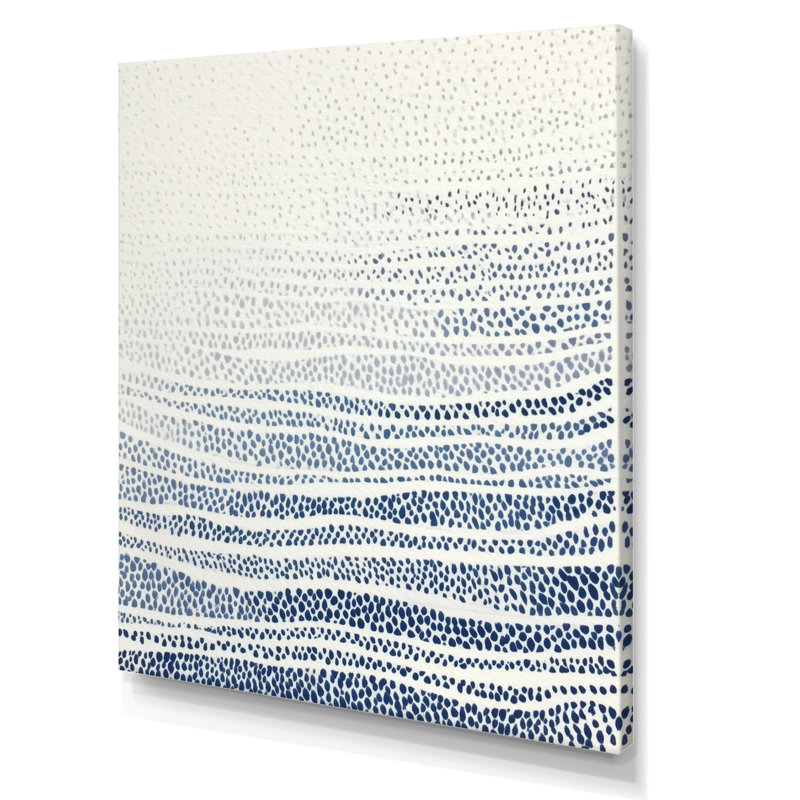 Alysandra - Coastal Wall Art, Blue Coastal Canvas Print, 32" H x 16" W, Wrapped Canvas, Does Not Apply