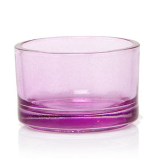 1.25cm Glass Tabletop Votive Holder, Lilac