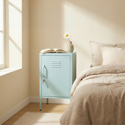 Metal storage cabinet