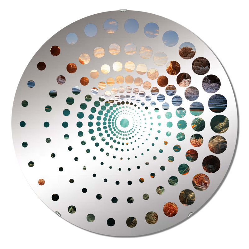 Coral Reefs In Australie Nature Coastal - Miroir mural, 31,4 po x 31,4 po