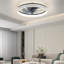 Ventilateur de plafond moderne à DEL à intensité variable avec lumières et télécommande - Installation silencieuse, sécuritaire et facile pour les chambres à coucher