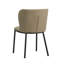 Aelred 49cm H Polyester Blend Upholstered Metal Wishbone Side Chair-270869738