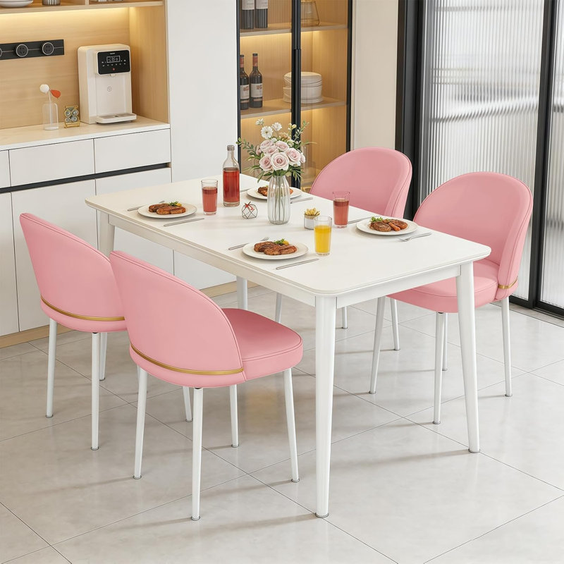 Side Chair, Pink