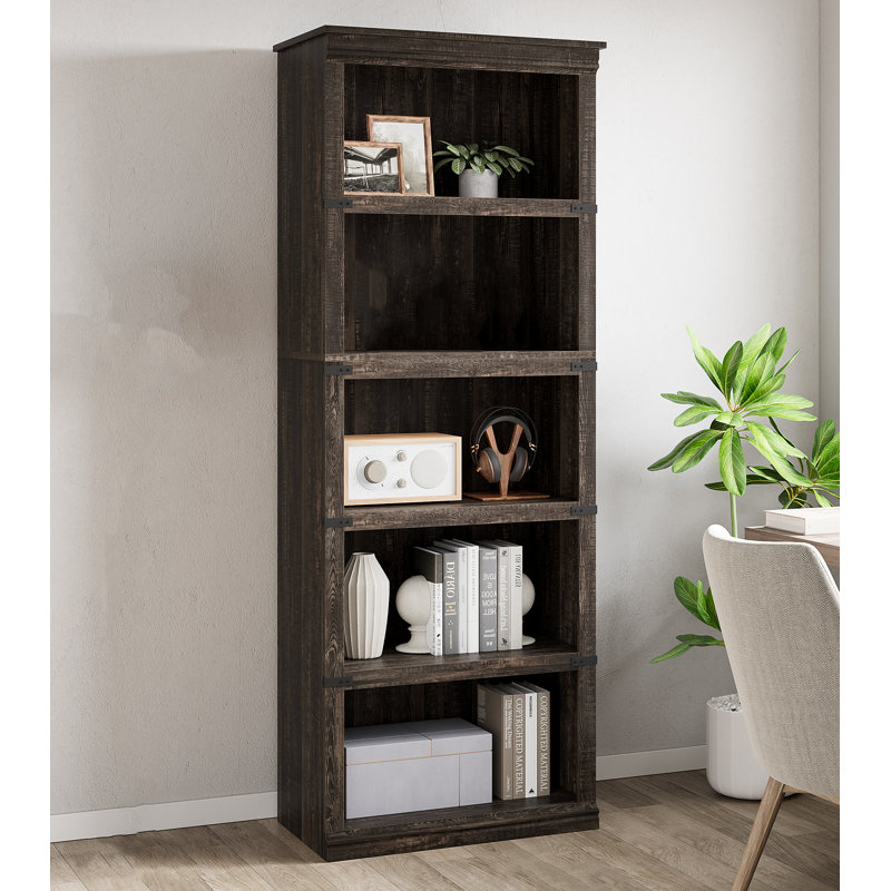 Bookcase, Oak, (5 Shelves) 171.2 cm H × 62.2 cm W × 32.3 cm D