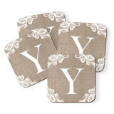 Cork Square 4 Piece Coaster Set