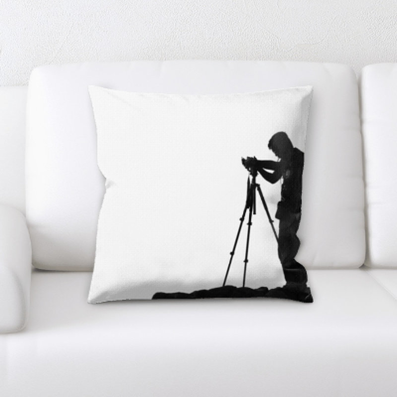 Microsuede Reversible Throw Pillow