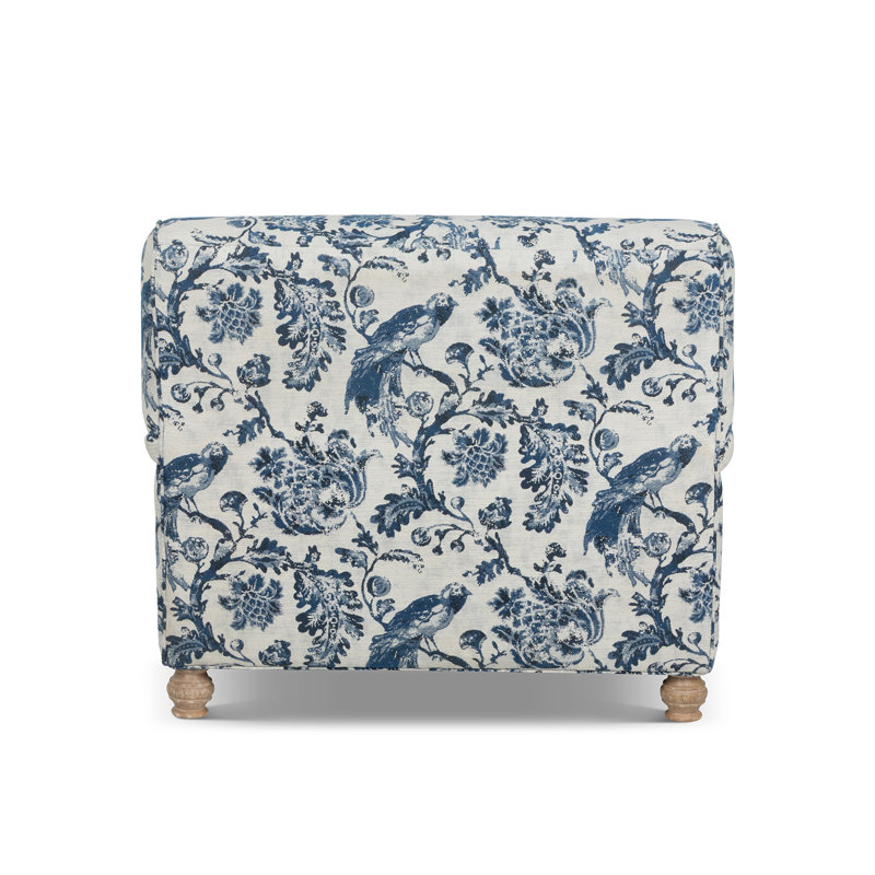 Kenwood Occasional Chair, Mocha, Bluebird Toile