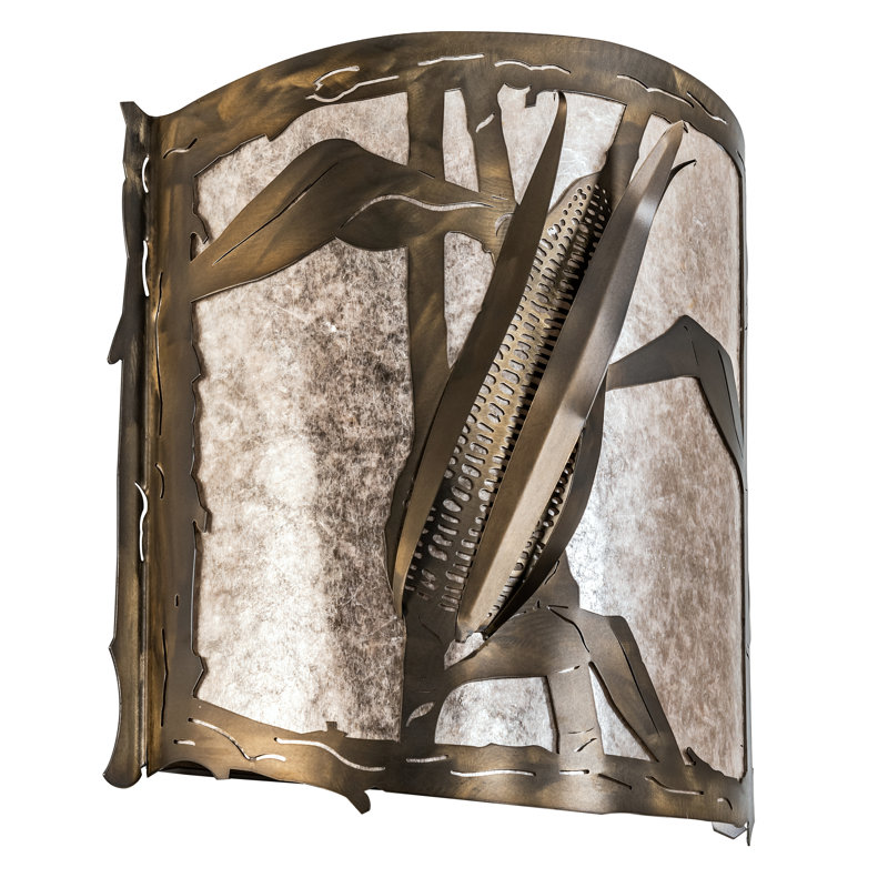 Corn Copper Flush Mounted Sconce