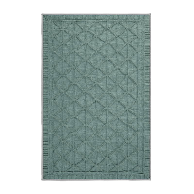 Tapis gris en treillis lavable à la machine, Tapis de couloir 2 pi x 5 pi