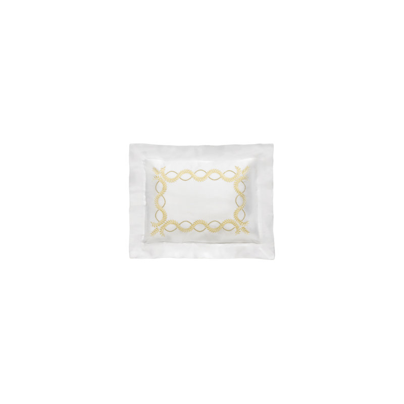 Diana Embroidery By DEA Cotton Pillow Sham, Budoir