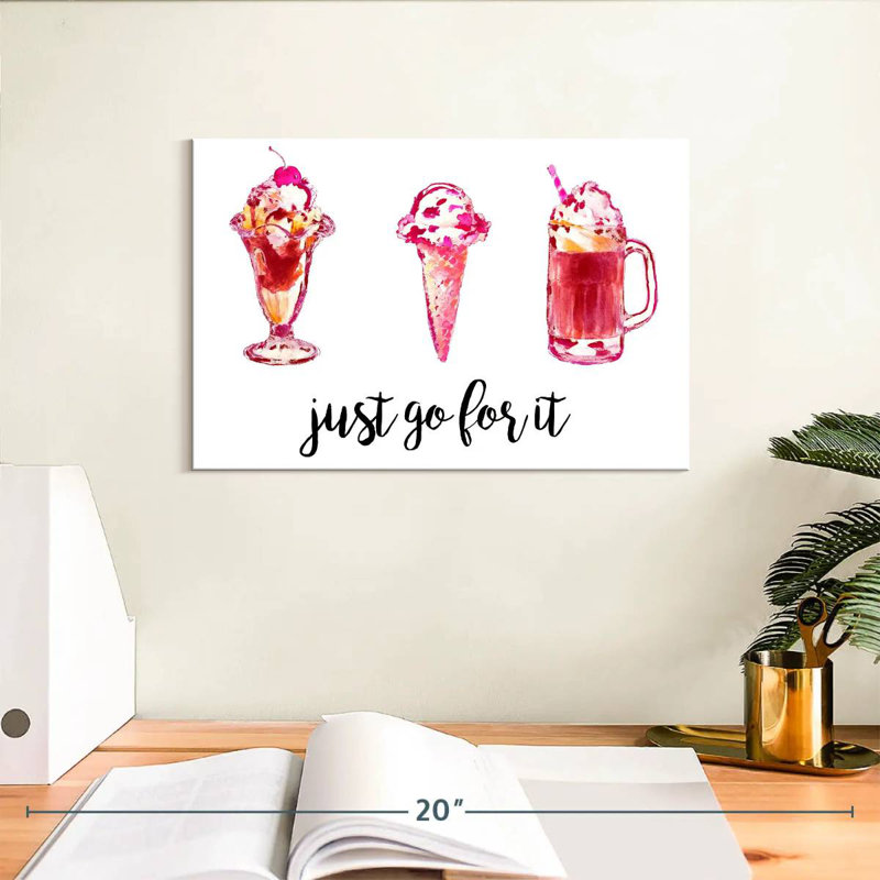 Yarlin Just Go For It, 8" H x 12" W