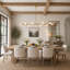 Lustre linéaire moderne 10 branches-123162533