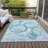 Machine Washable Indoor/Outdoor Brathwaite ACN2168 Geometric Rug-1409591496