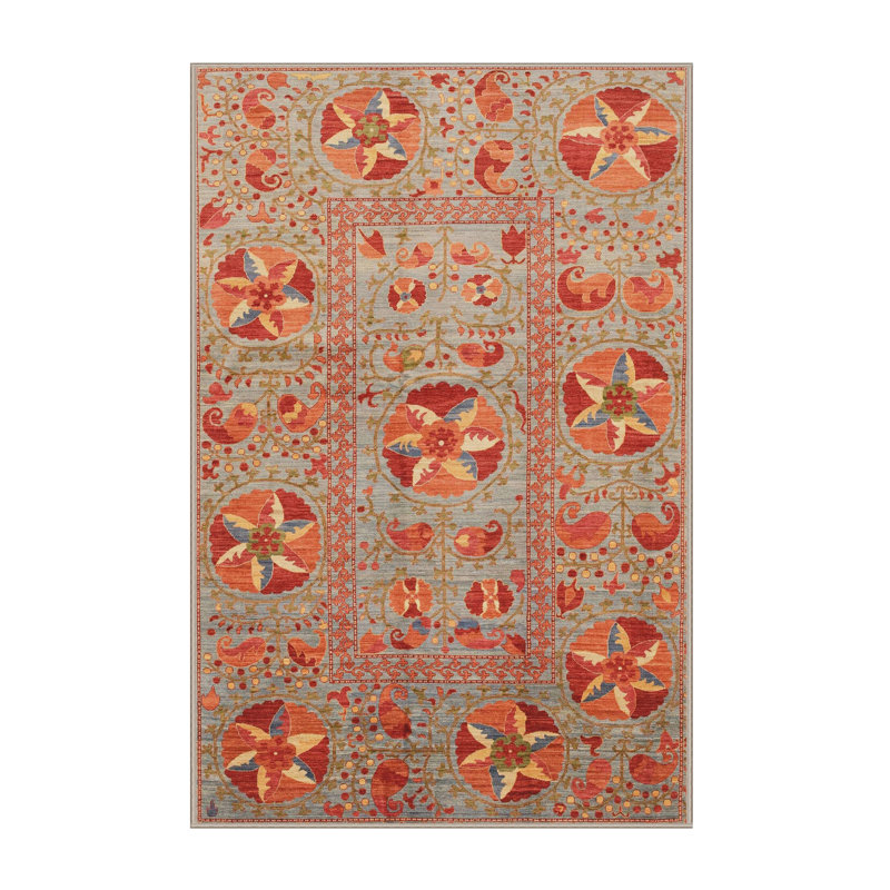 Tapis abstrait moderne 3909, Rectangle 4 pi x 6 pi
