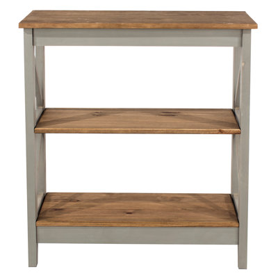 Loughlam 31.50'' W Solid Wood Shelving Unit