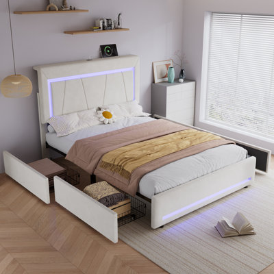 Upholstered Double (4'6) Bed