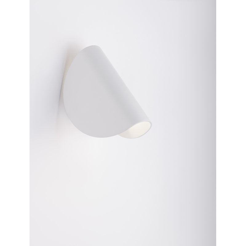 White Integrated LED Outdoor Flush Mount