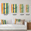 Jaquill - Horloge murale rayée Mid-Century-1771060619