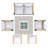 Evander Wicker 4 - Person Patio Conversation Set with Cushions